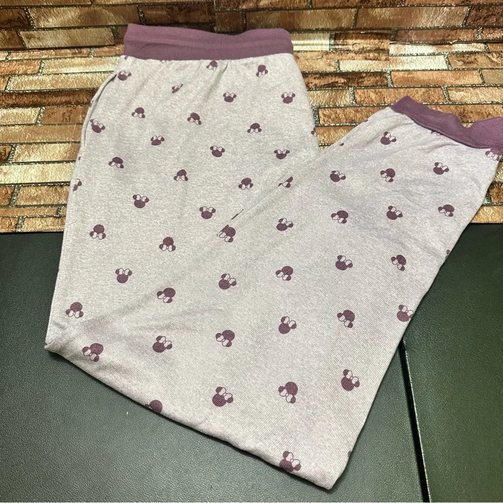 Disney Women’s Pajamas in Cream and Purple size L - Picture 7 of 9